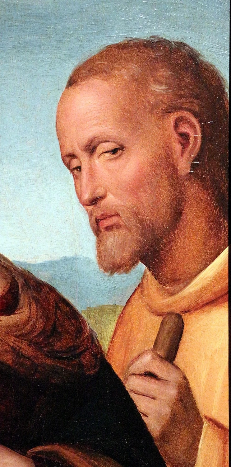 Sacra Famiglia - Fondazione Cavallini Sgarbi, dettaglio